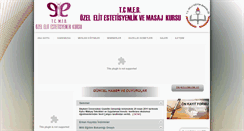 Desktop Screenshot of elitestetisyenlikkursu.com